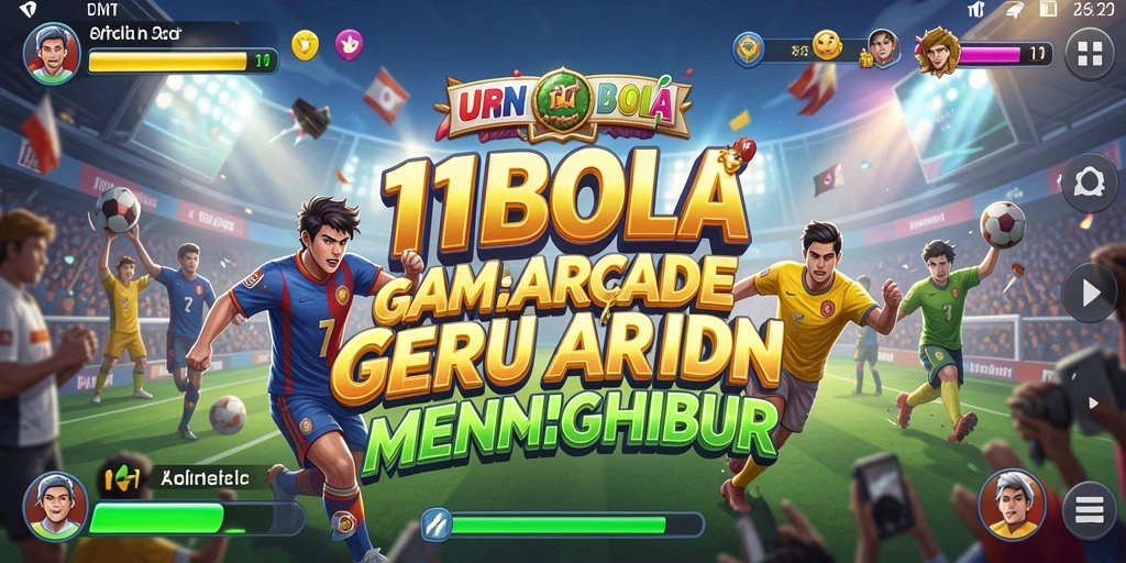 Tampilan menarik dari gameplay 11BOLA yang penuh warna dan aksi.
