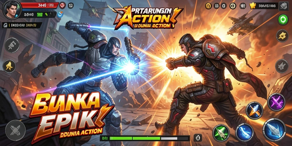 Screenshot utama 3446 menampilkan momen intens dari gameplay Action yang mendebarkan.