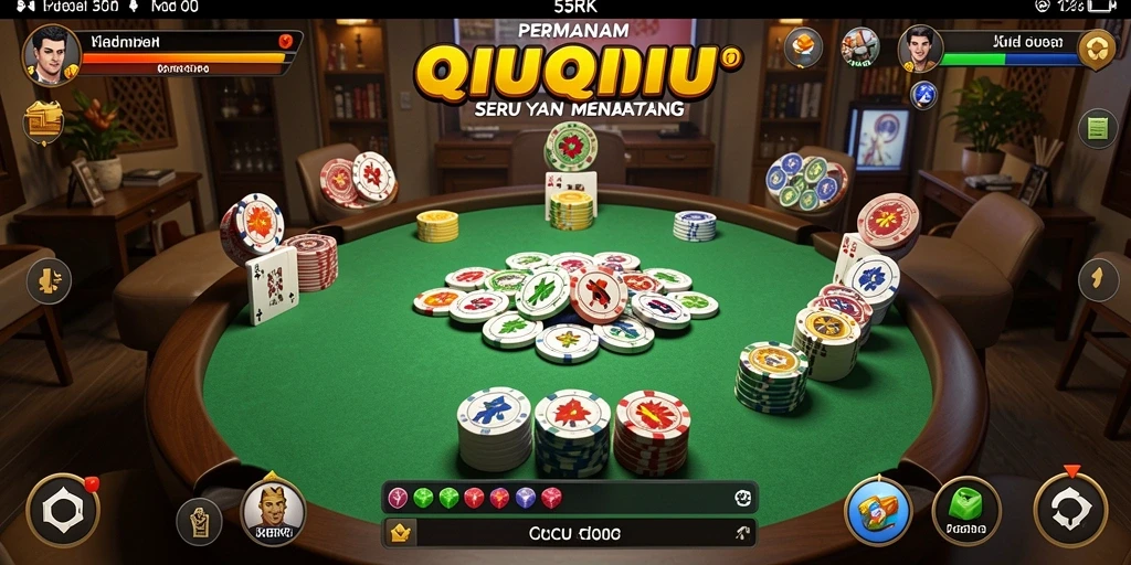 Tampilan gameplay seru di <strong>55RK</strong> dengan berbagai strategi QiuQiu.