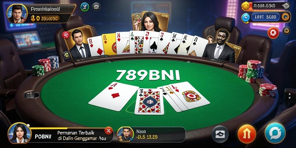 Tangkap momen seru dalam permainan poker dengan 789BNI.