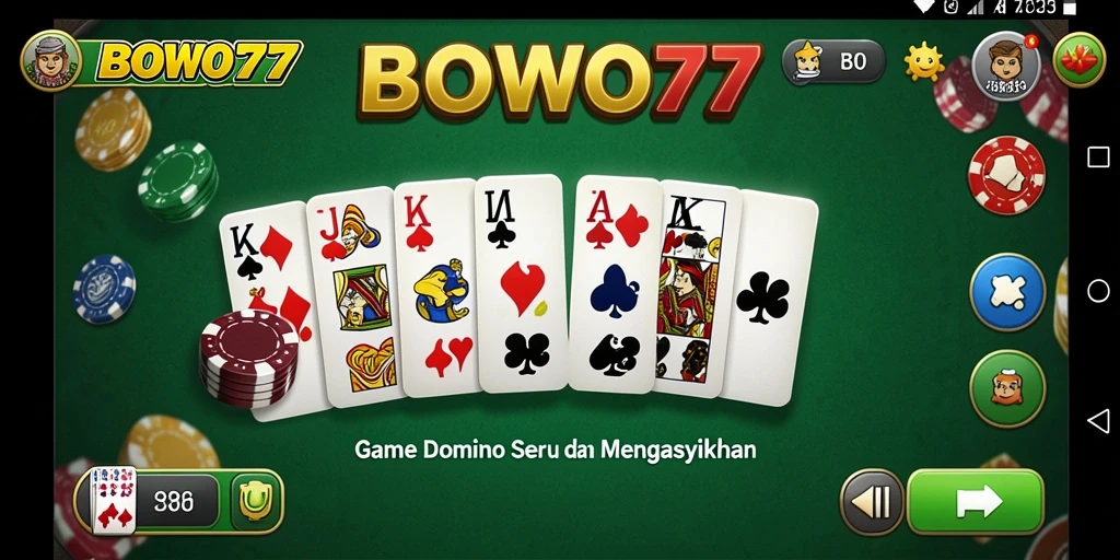 Tampilan gameplay seru di BOWO77 dengan pemain yang bersaing.