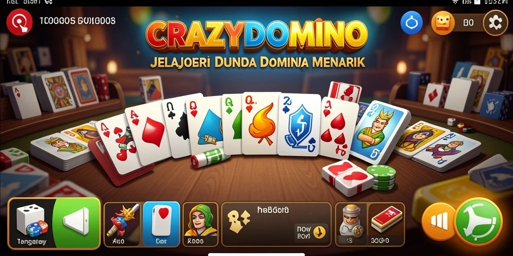 Tampilan menarik dari gameplay Open World CRAZYDOMINO.