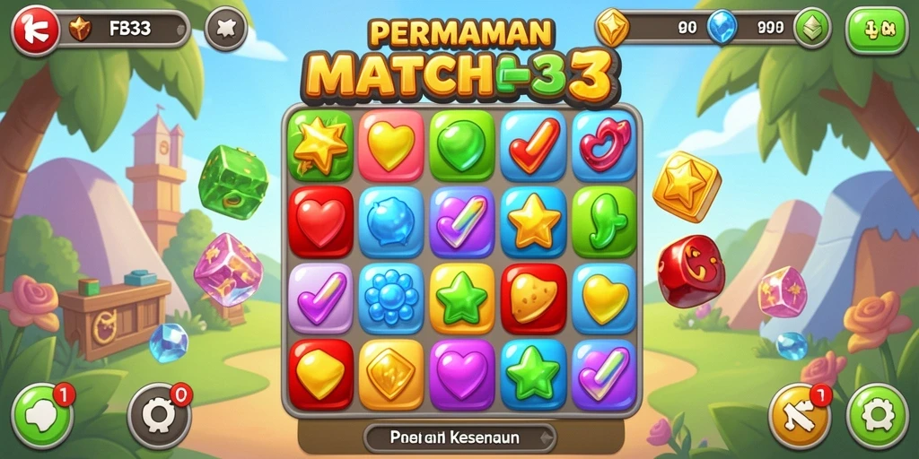 Tampilan gameplay seru dan menantang dalam FB333.