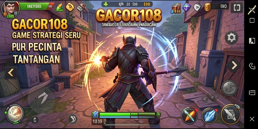 Tampilan gameplay GACOR108 yang penuh strategi dan tantangan.
