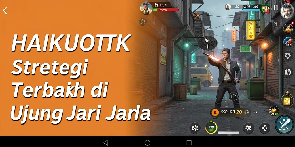 Tampilan gameplay HAIKUOTK yang menegangkan dengan strategi yang kompleks.
