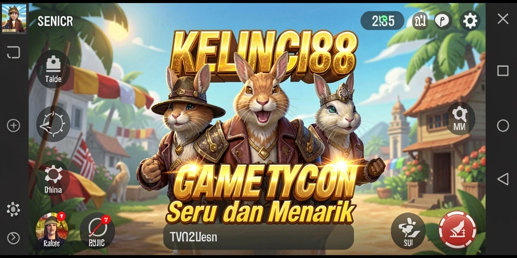 Screenshot KELINCI88 menunjukkan gameplay manajerial yang menarik.