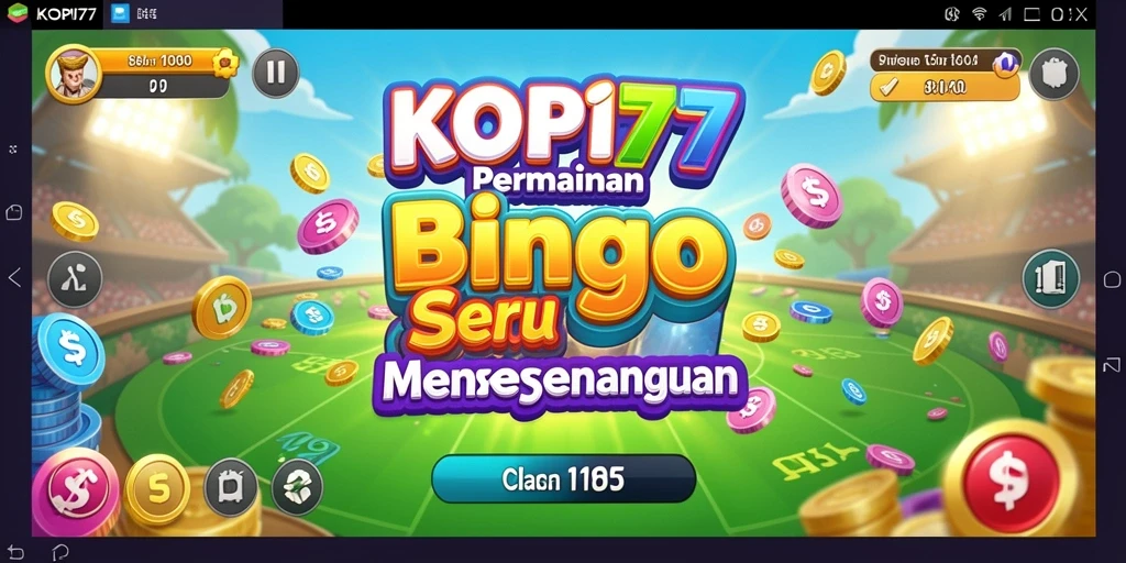 Tampilan gameplay seru di KOPI77, nikmati Bingo bersama teman.