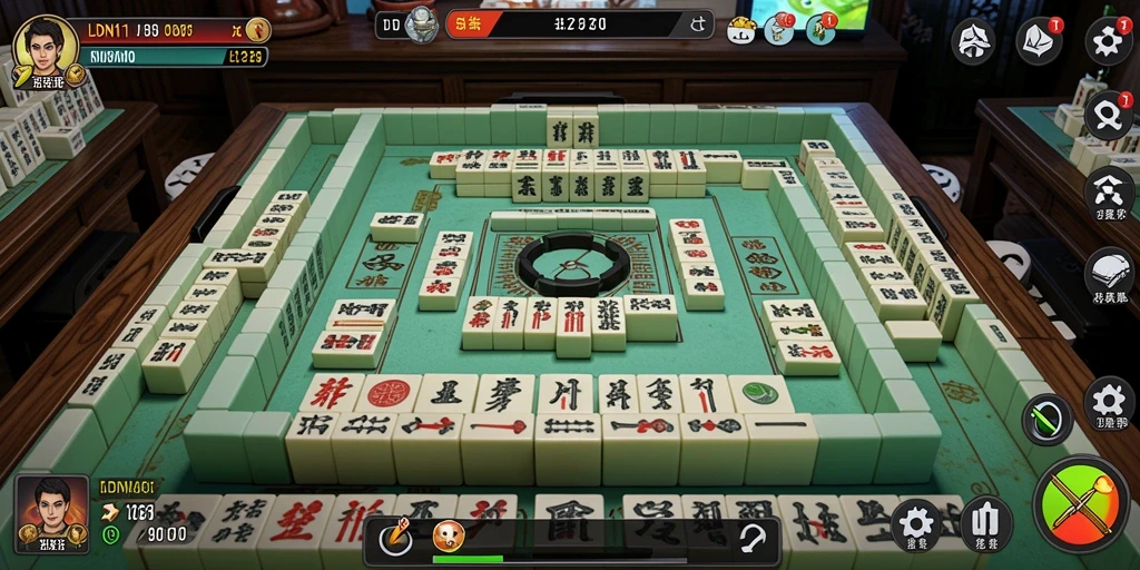 Tangkapan layar gameplay LDN11 yang menampilkan keseruan permainan Mahjong.