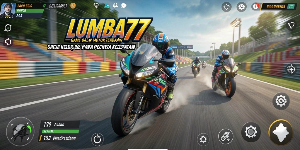 Gameplay seru dan adrenalin dalam balapan motor.