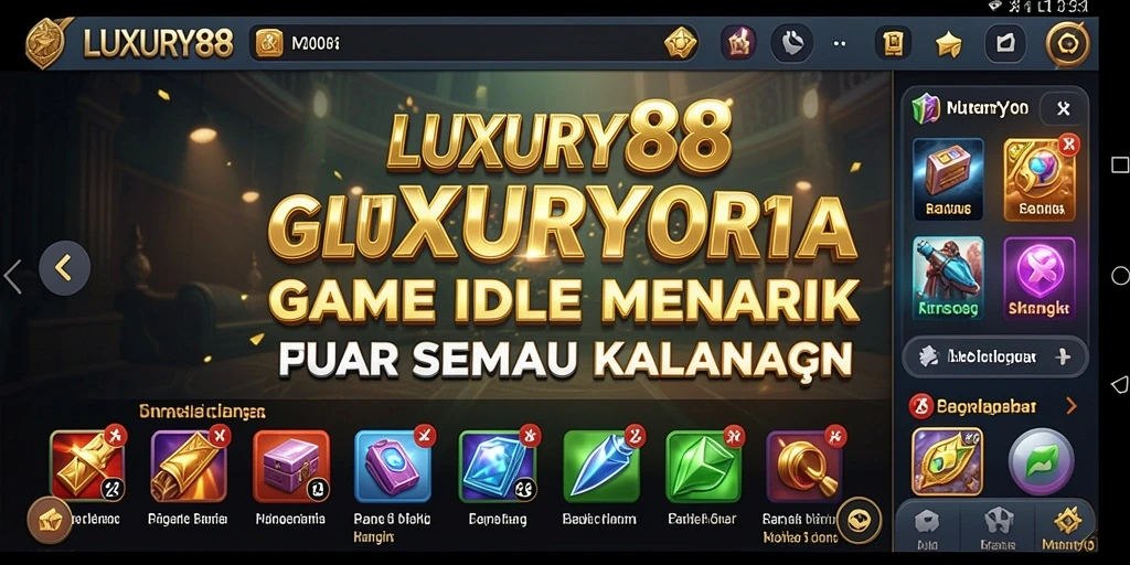 Tampilan gameplay LUXURY88 yang menawan dan menyenangkan.