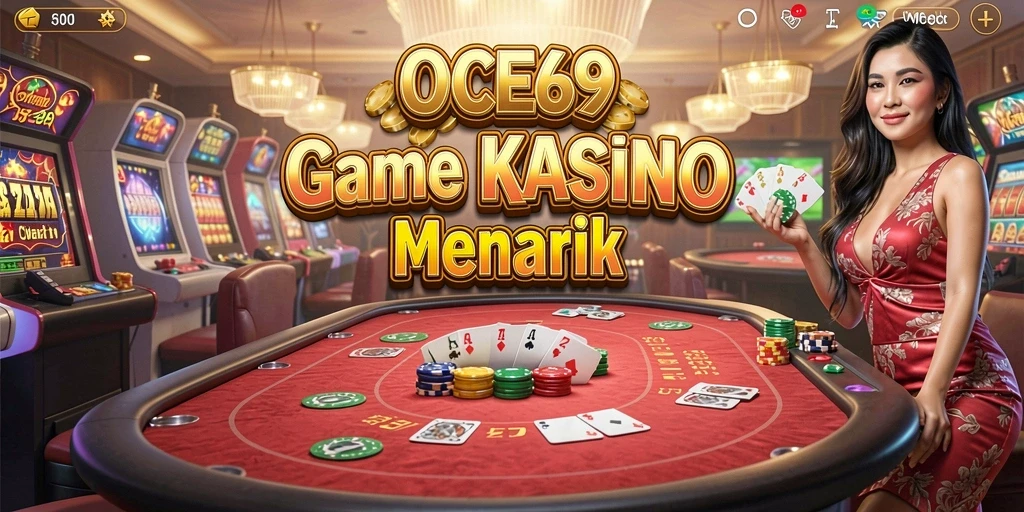 Screenshot OCE69 menunjukkan gameplay Kasino yang seru dan interaktif.