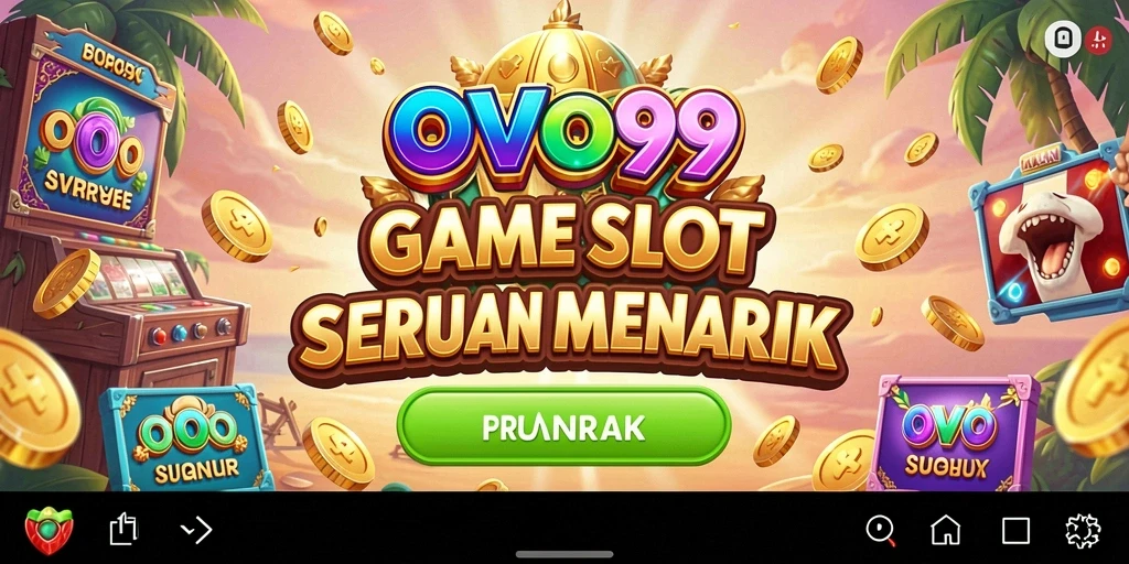 Tampilan gameplay OVO99 yang seru dengan gulungan berputar.