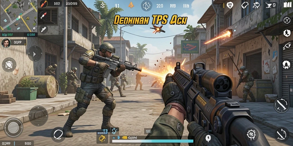 Tampilan gameplay QQRP yang penuh aksi dan mendebarkan.