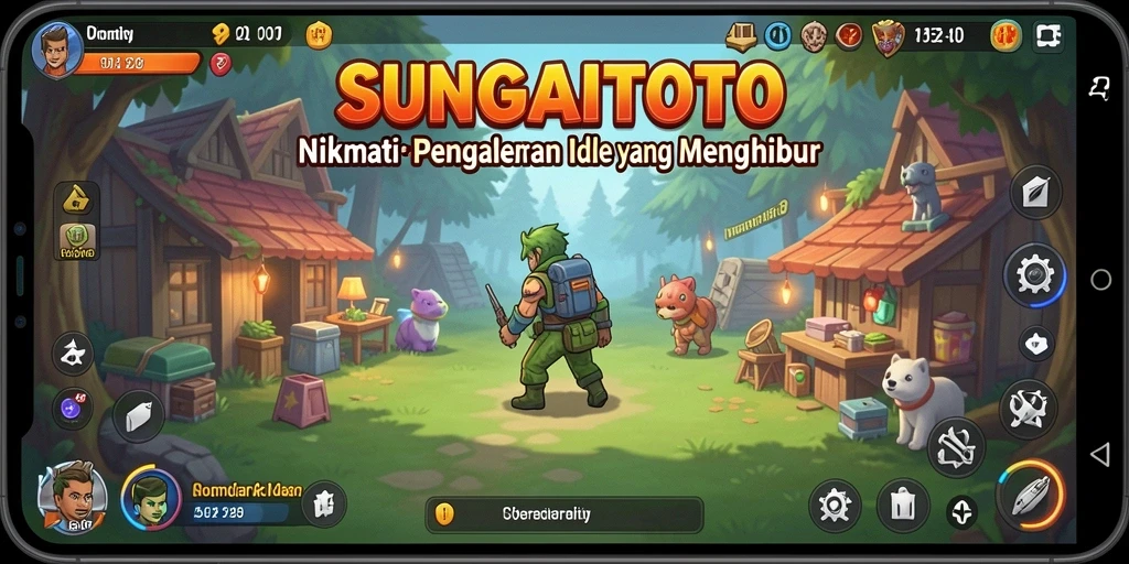 Screenshot SUNGAITOTO menampilkan gameplay menarik dan progres player.