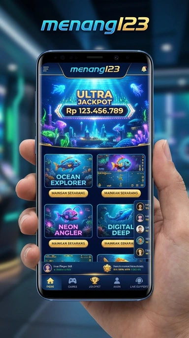 Tampilan antarmuka aplikasi menang123 yang user-friendly.